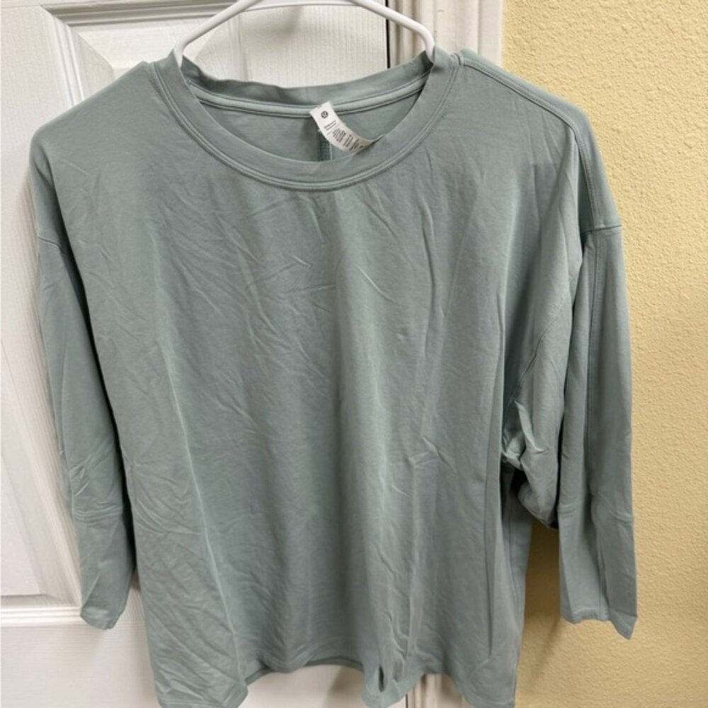 Lululemon Athletica Light Green Long Sleeve Shirt